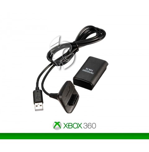 Xbox 360 Play & Charge kit + аккумулятор (Черный)